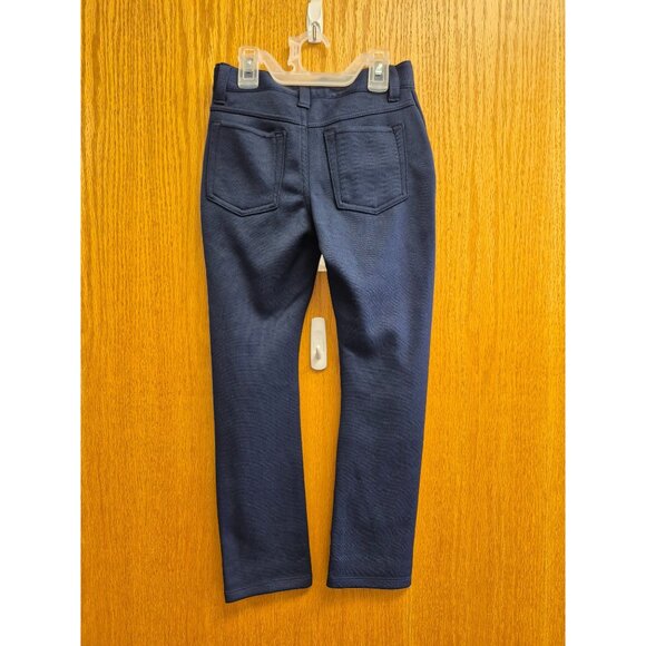 Boys Knit Fashion Pants Cat & Jack Navy Blue Size 5t With Reinforced Knees - Picture 9 of 9
